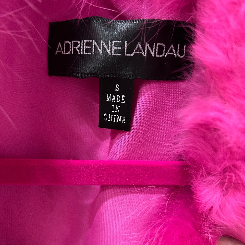 Adrienne Landau Pink Fur Vest - Picture 5 of 5